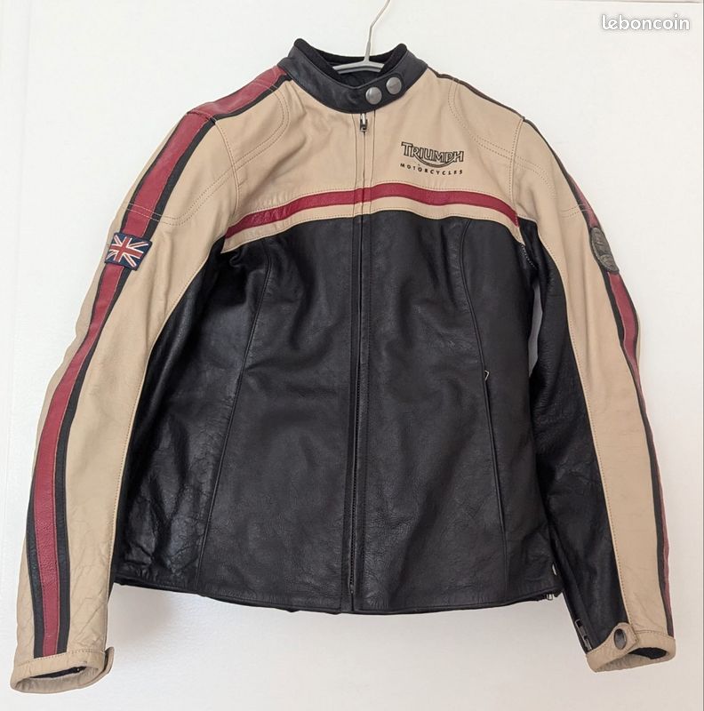 Motorcycle Jacket Blouson Moto Femme Triumph Veste Moto Triumph Femme