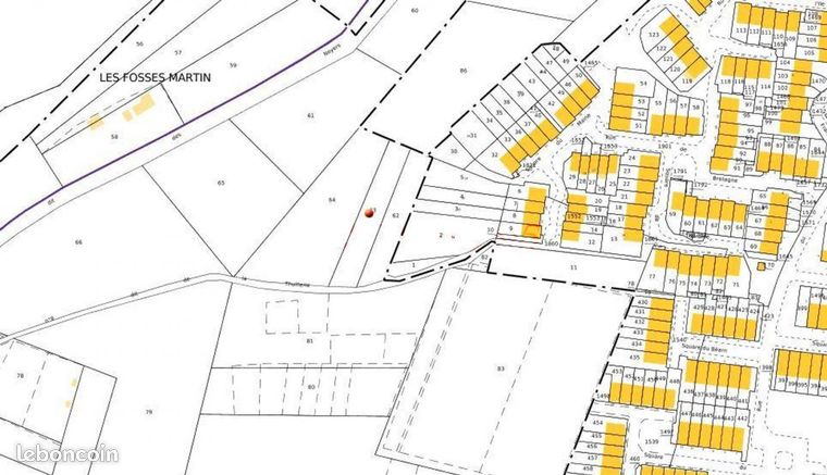 Terrain agricole 971 m² Fosses