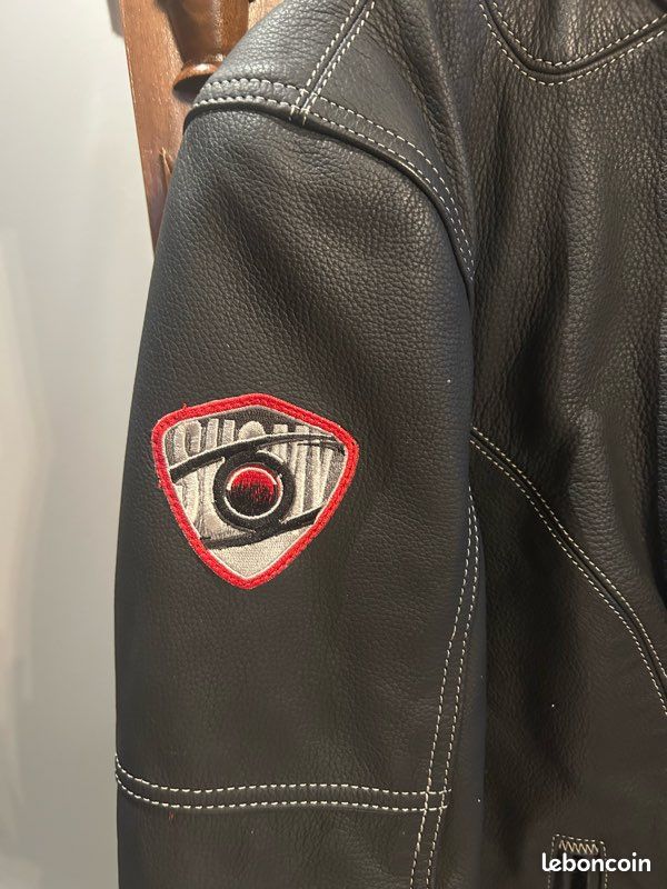 Magnifique Blouson moto SUOMY femme cuir taille L (image 3)