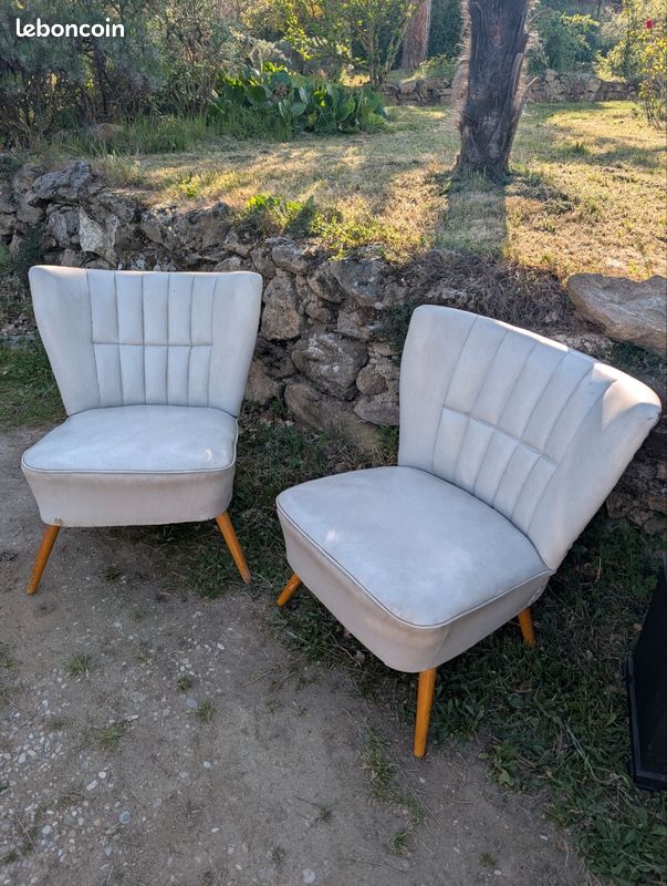Fauteuil vintage année 50/60 (image 2)