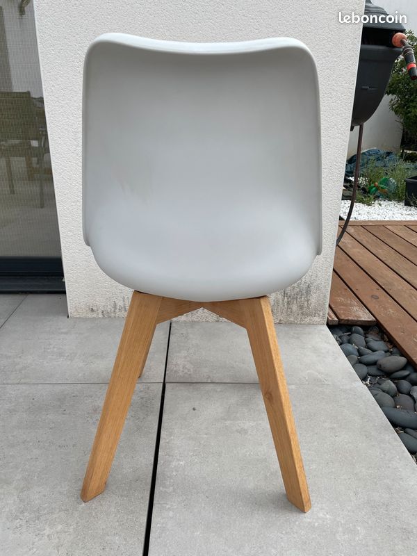 Chaise ice blanche MDM (image 3)