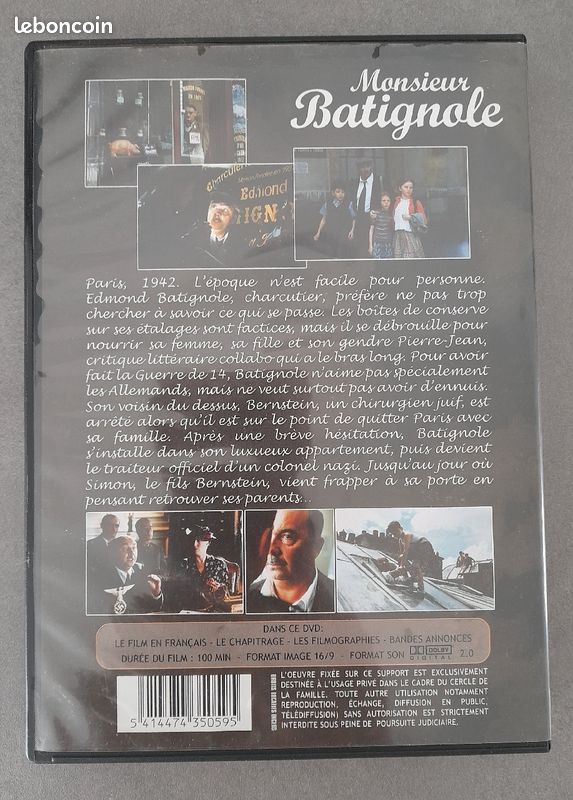 DVD " MonsieurBatignole " (image 2)