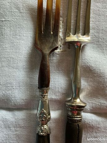 Couvert à Salade Vintage Ancien - Set De Deux Pièces - Sans Marque