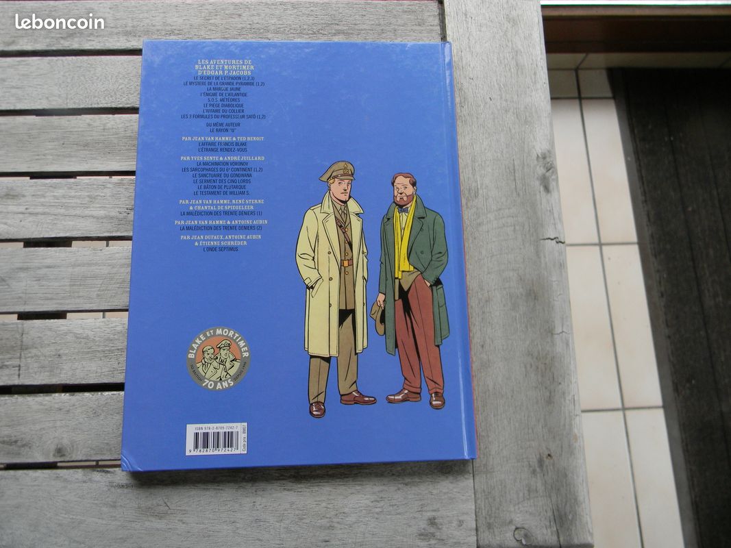BD BLAKE ET MORTIMER le testament de William S.1ère édition 2016 (image 2)