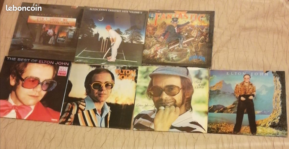 Vinyle 33 tours Elton John/ Dalila/zouk/jazz et blues (image 2)