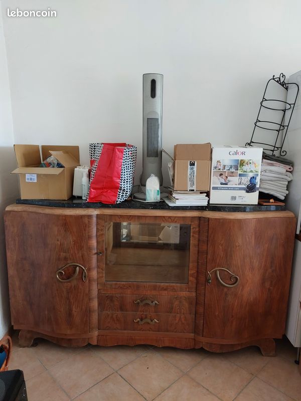 Armoire et buffet vintage bombés (image 2)