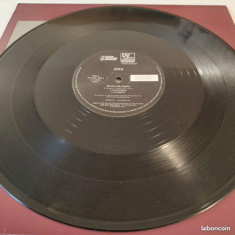 ORIGINAL 1999 maxi vinyl - DMX "WHAT'S MY NAME" (image 6)