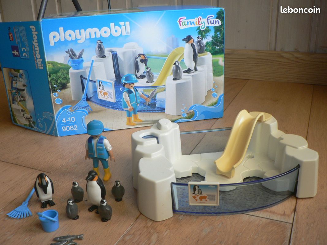 Bassin pingouins et soigneur Playmobil (image 1)