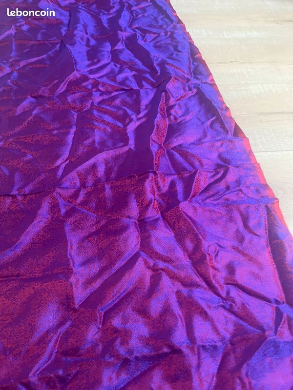Lot de 3 Foulards et Étoles - Soie, Velours et Motifs Paisley (image 15)