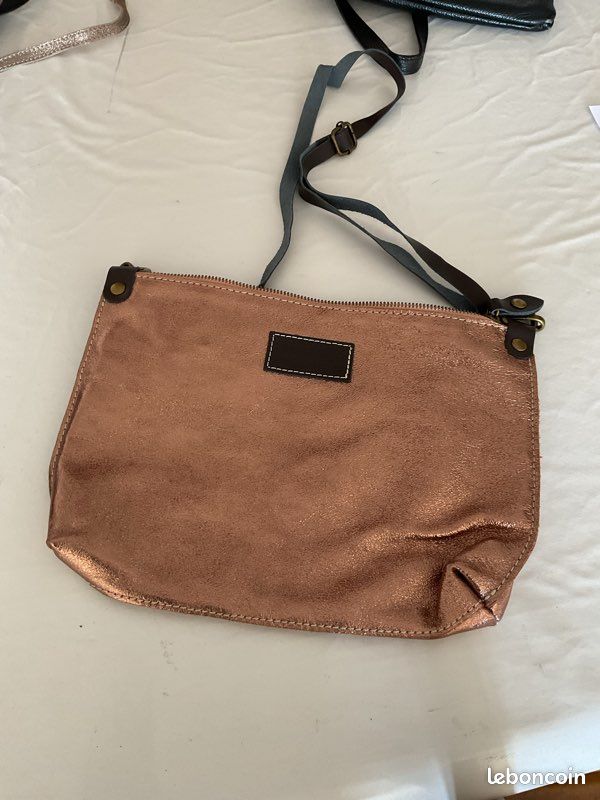 Sac bronze neuf en cuir (image 2)