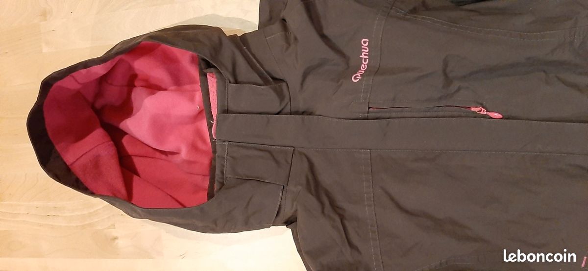 Parka Quechua Fille 10 Ans - Marron - Occasion Très Bon état
