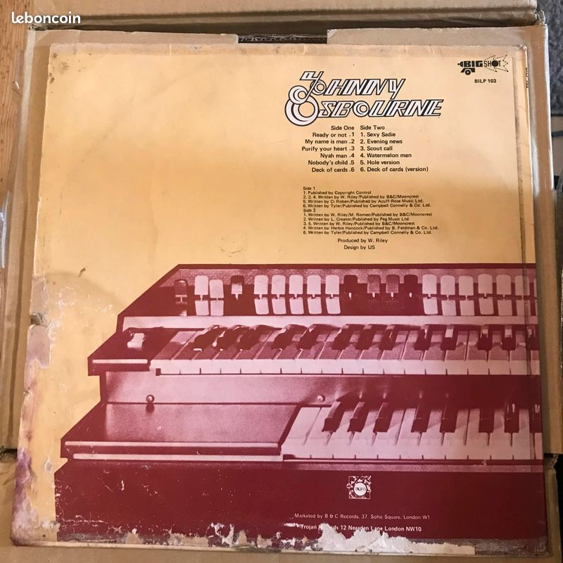 Johnny Osbourne - Ready Or Not (Big Shot LP) ORG 1973 reggae vinyle (image 2)