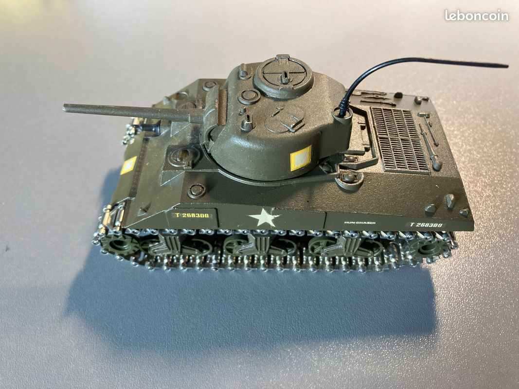 Solido Char Sherman M4 A3 Hellcat - Maquette Miniature Occasion Bon état