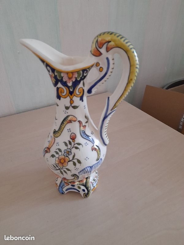 Aiguière enfaience vieux Rouen (image 1)