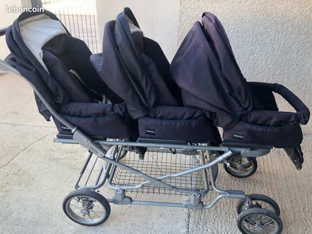 Kalinga Ashok Roue Poussette Triple Inglesina Luxury Stroller Maxi