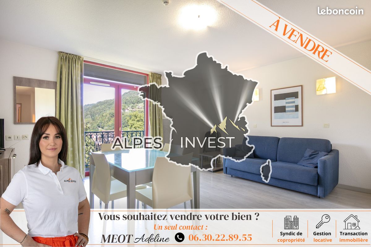 Appartement 2 pièces 43 m² · à Allevard · 43 m² · 54 000 €