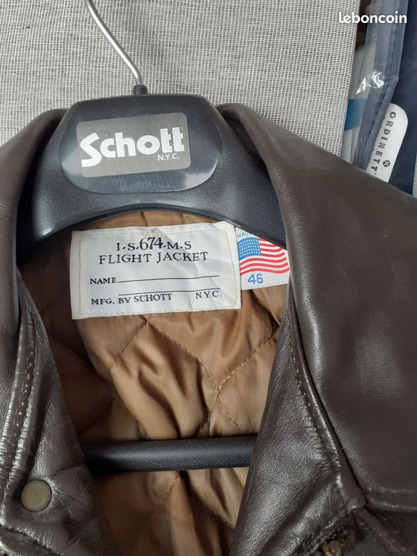 Flight jacket schott 674 (image 1)