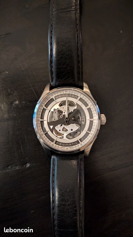 Hamilton Jazzmaster Viewmatic Skeleton Gent Montre Skeleton