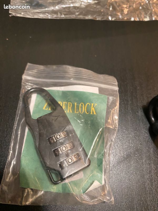 Kit verrouillage cadenas + câble moto vélo neuf (image 3)
