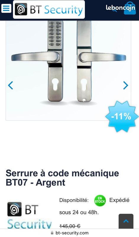 Serrure à code mécanique (image 2)