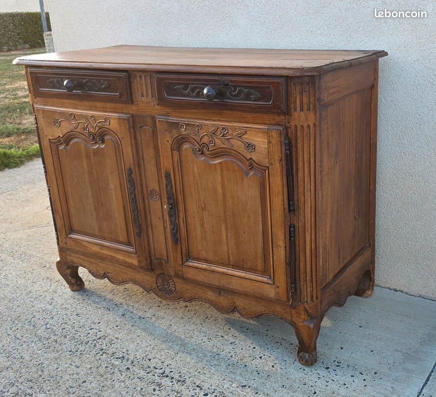 Bas buffet Ancien Style Louis XV (image 4)