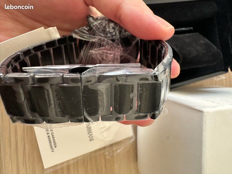 Montre Emporio Armani black noir neuf (image 9)