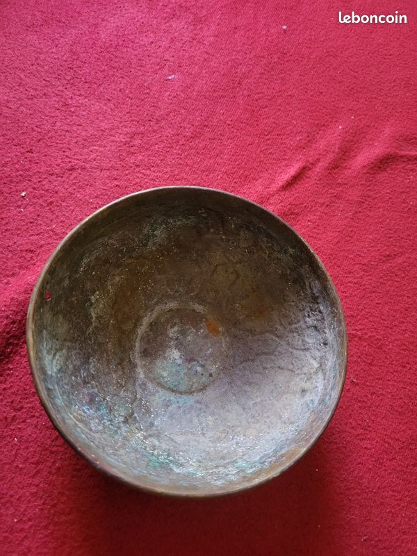 Bol décoratif, aspect laiton, style vintage, 3 tailles