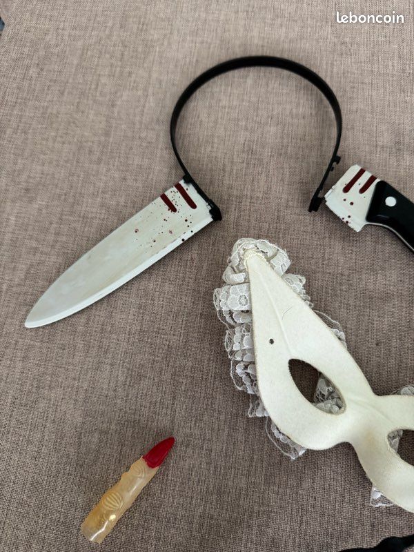 PAPU Bandeau Halloween Horreur Accessoires,6 Pièces Seringue