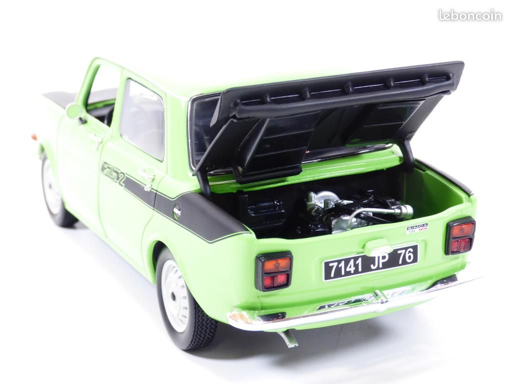 Simca 1000 Rallye 2 1974 Vert Acide 1/87 - Norev