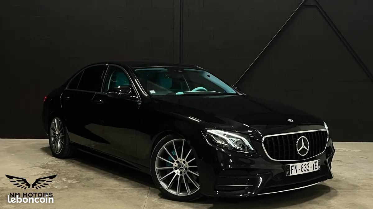 Mercedes Classe E 220 D 195 CV AMG LINE 4MATIC 9G-TRONIC BVA - INTERIEUR TIFFANY BLUE (image 7)
