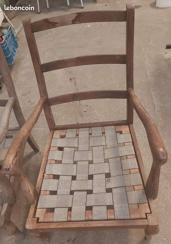Lot de 2 fauteuils à rénover (image 3)