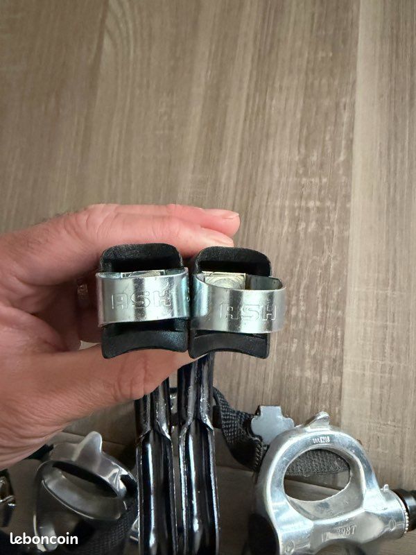 Paire De Pédales Way Assauto Vintage - Pédales Sport Pour Vélo Route Touring - Modèle Rétro Italien
