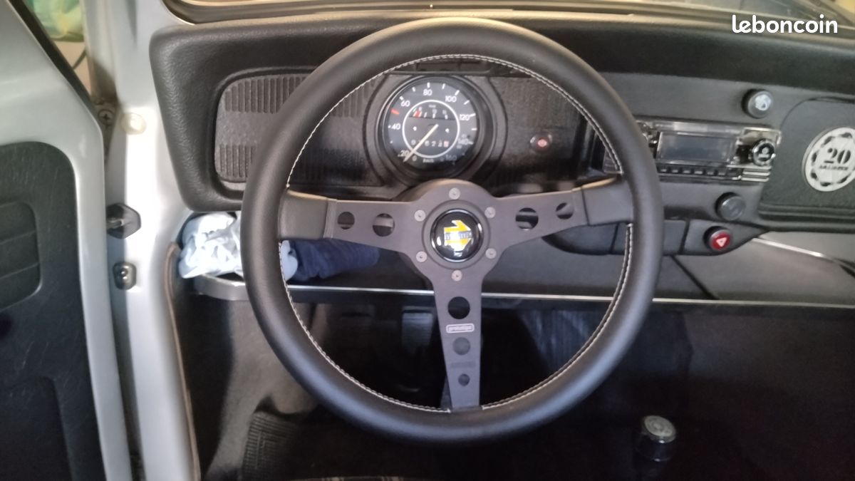 Volant cuir Momo Prototipo + Moyeu - VW Coccinelle (image 1)