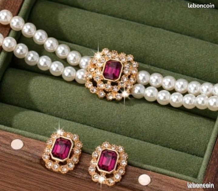 Parure bijoux fantaisie neuve (image 1)