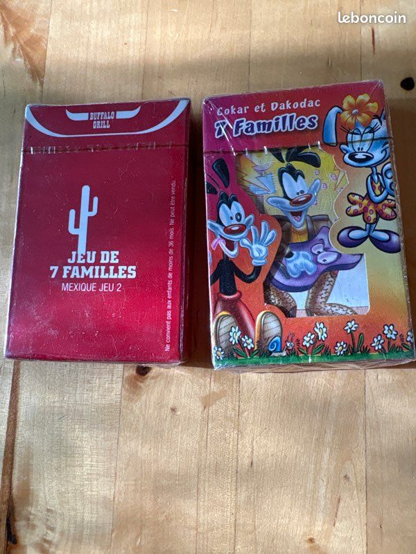 Jeux de cartes 7 familles , publicitaire - Jeux & Jouets