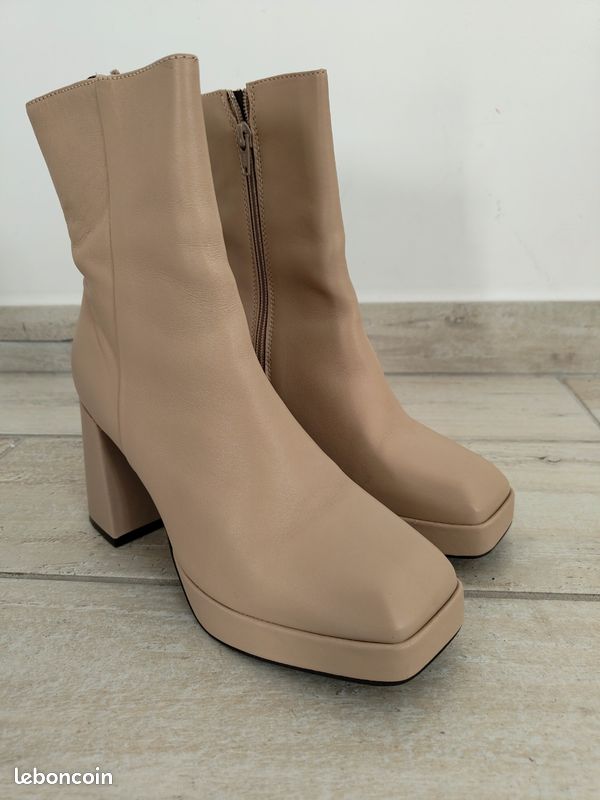 Bottines off white creme (image 4)