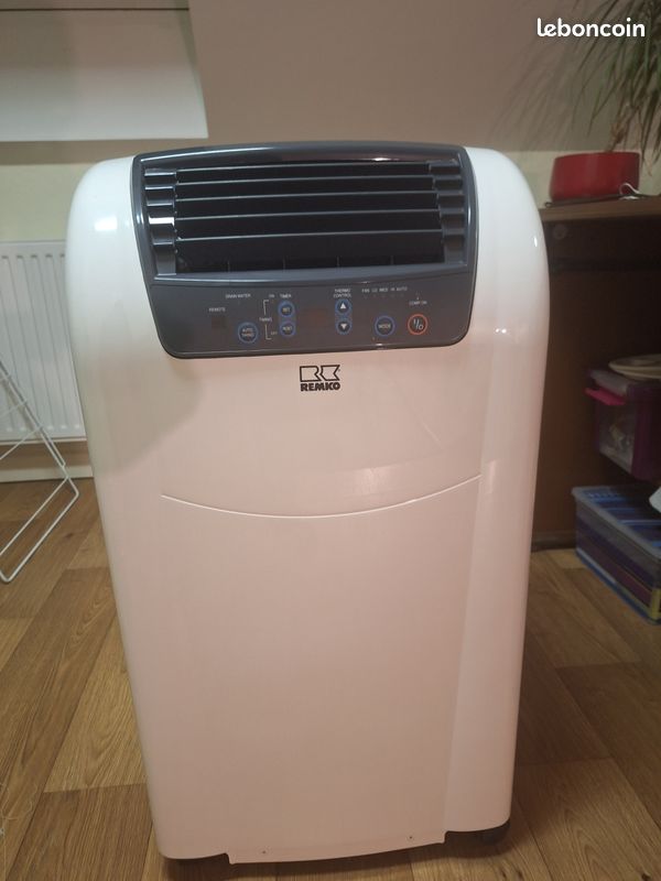 Climatiseur Mobile Remko RKL 360 Eco 3,5 KW (12000 BTU) – Quasi Neuf, Sous Garantie
