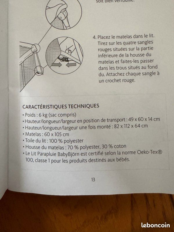Lit parapluie Babybjorn (image 12)
