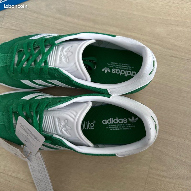 adidas gazelle silver green womens adidas Gazelle Stack - Femme
