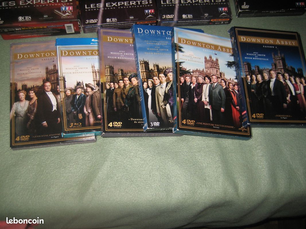 Dvd dowton abbey , agatha christie , les experts , hercule poirot (image 2)