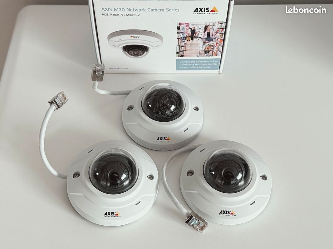Lot caméras vidéosurveillance AXIS M30 Photo, audio vidéo
