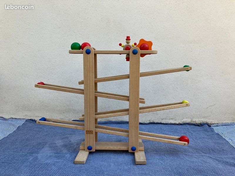 Circuit rampe balle en bois (image 1)