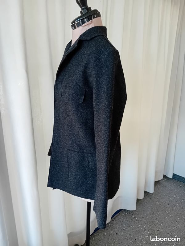 Veste Pablo De Gérard Darel – Taille 40, Couleur Noire, Coton – Occasion En Très Bon état