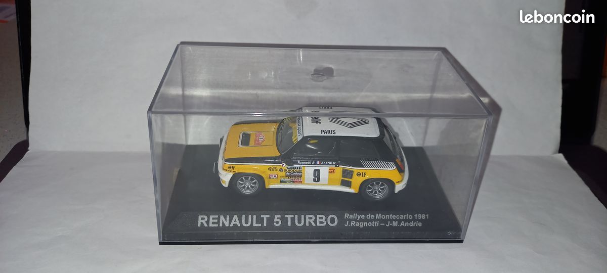 Renault 5 turbo - rallye montecarlo - 1981 - 1/43 - Collection