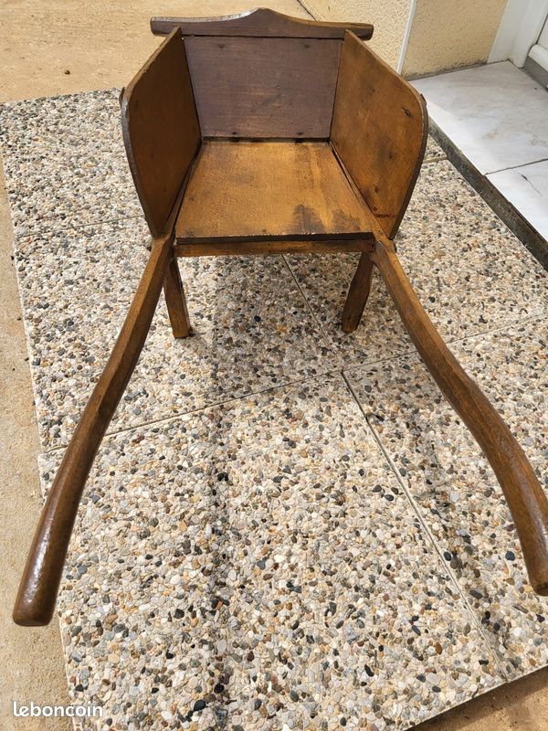 Petite brouette en bois décoratif (image 5)