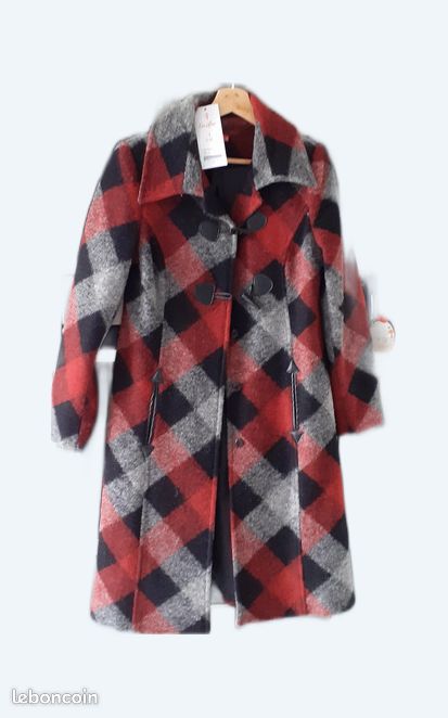 Manteau ecossais femme (image 1)