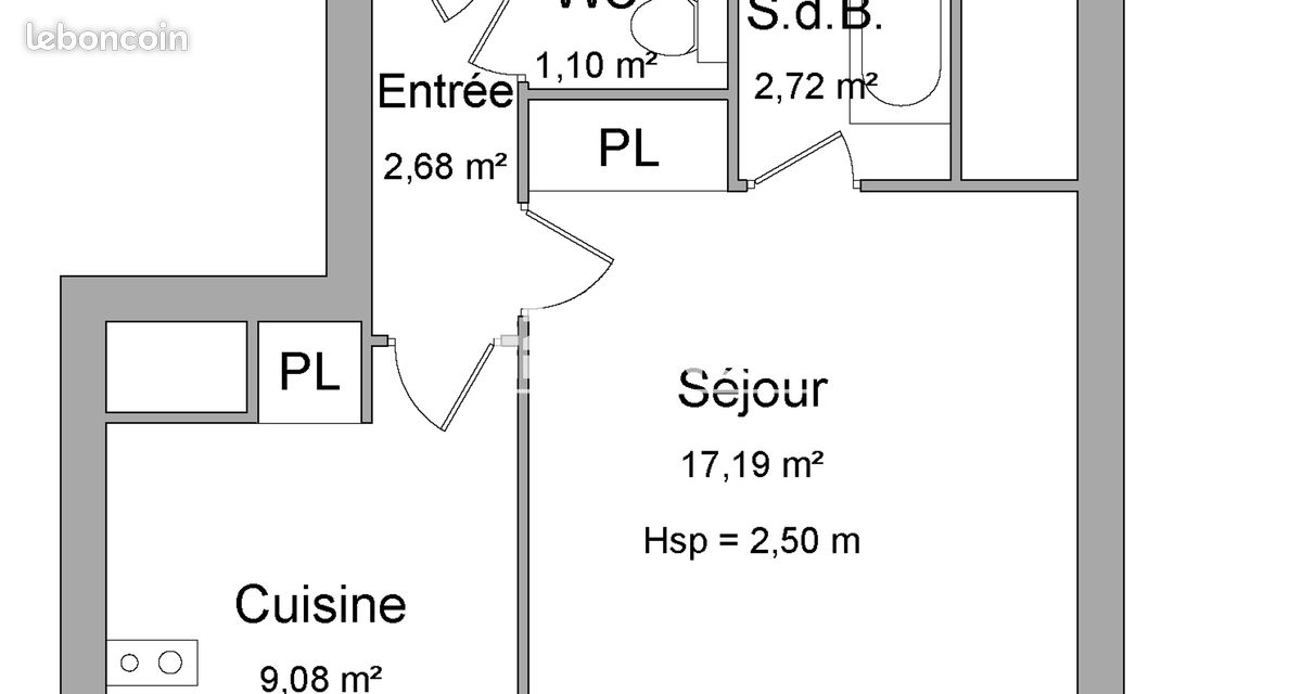 Appartement 1 pièce 33 m² · à Cachan · 33 m² · 842 €