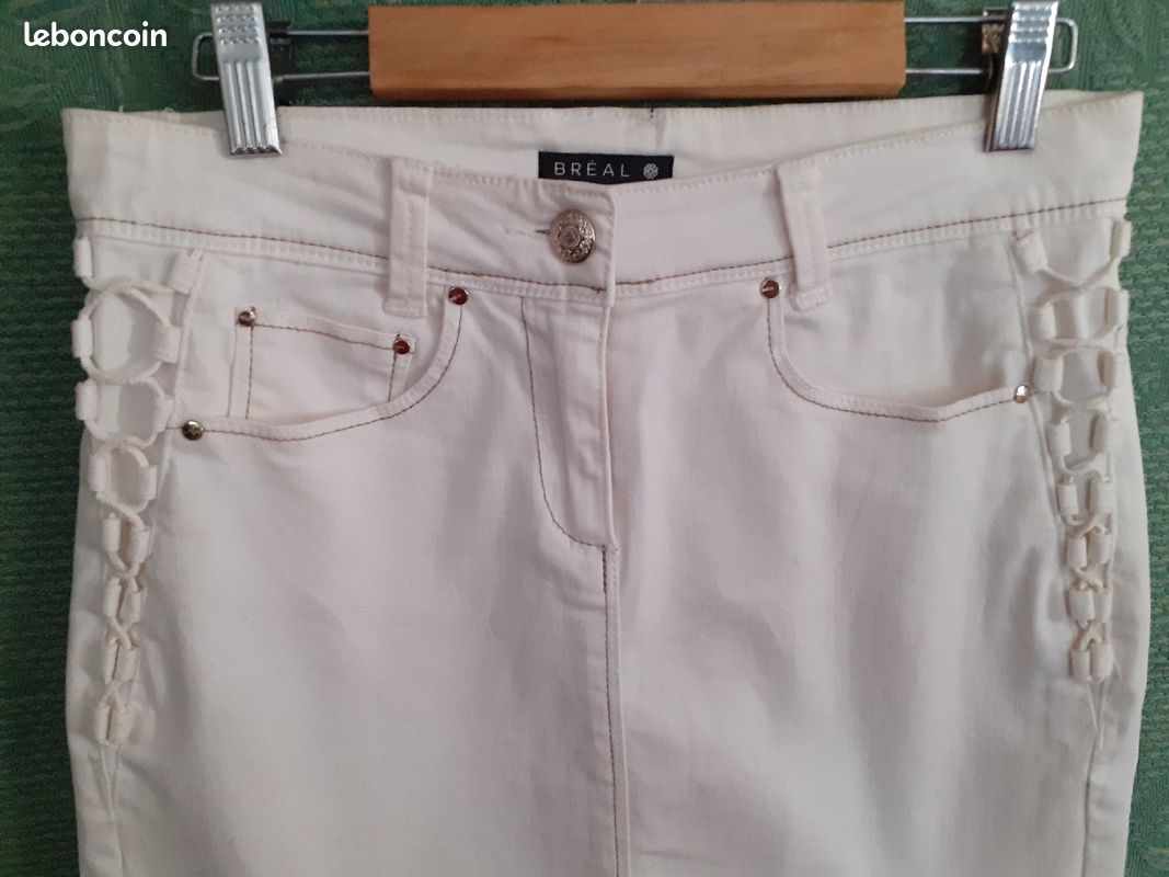 Jupe beige très clair (image 2)