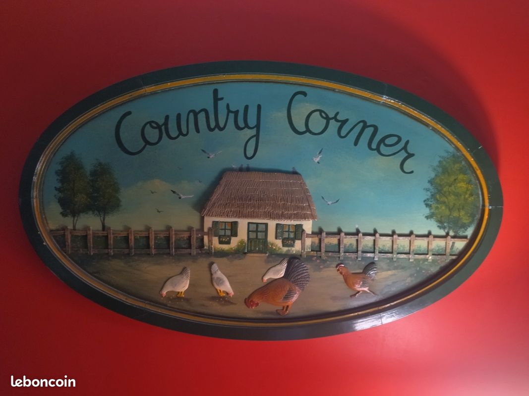 Tableau PUB country corner - Décoration