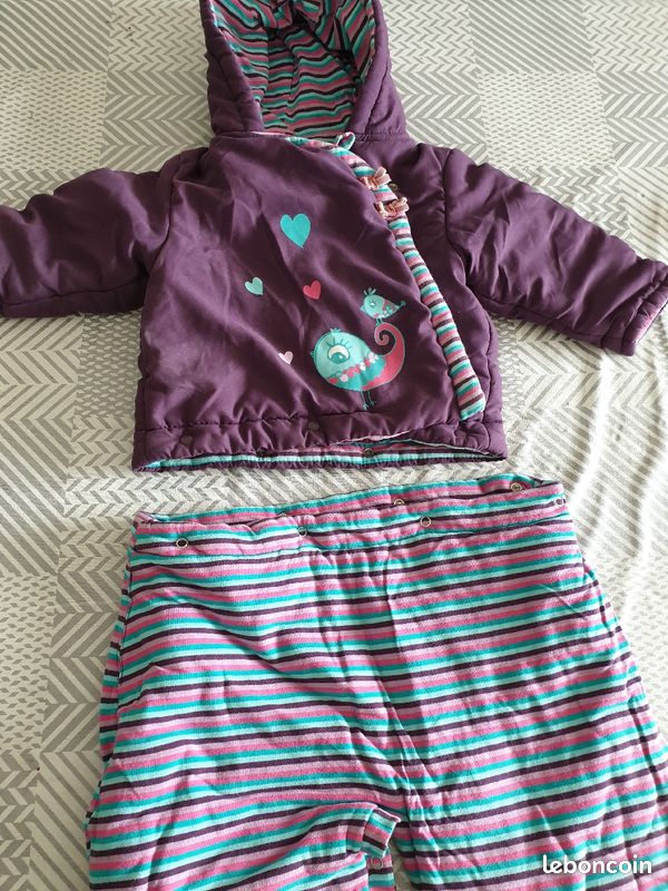 Lot de 3 manteaux fille 18 mois (image 2)